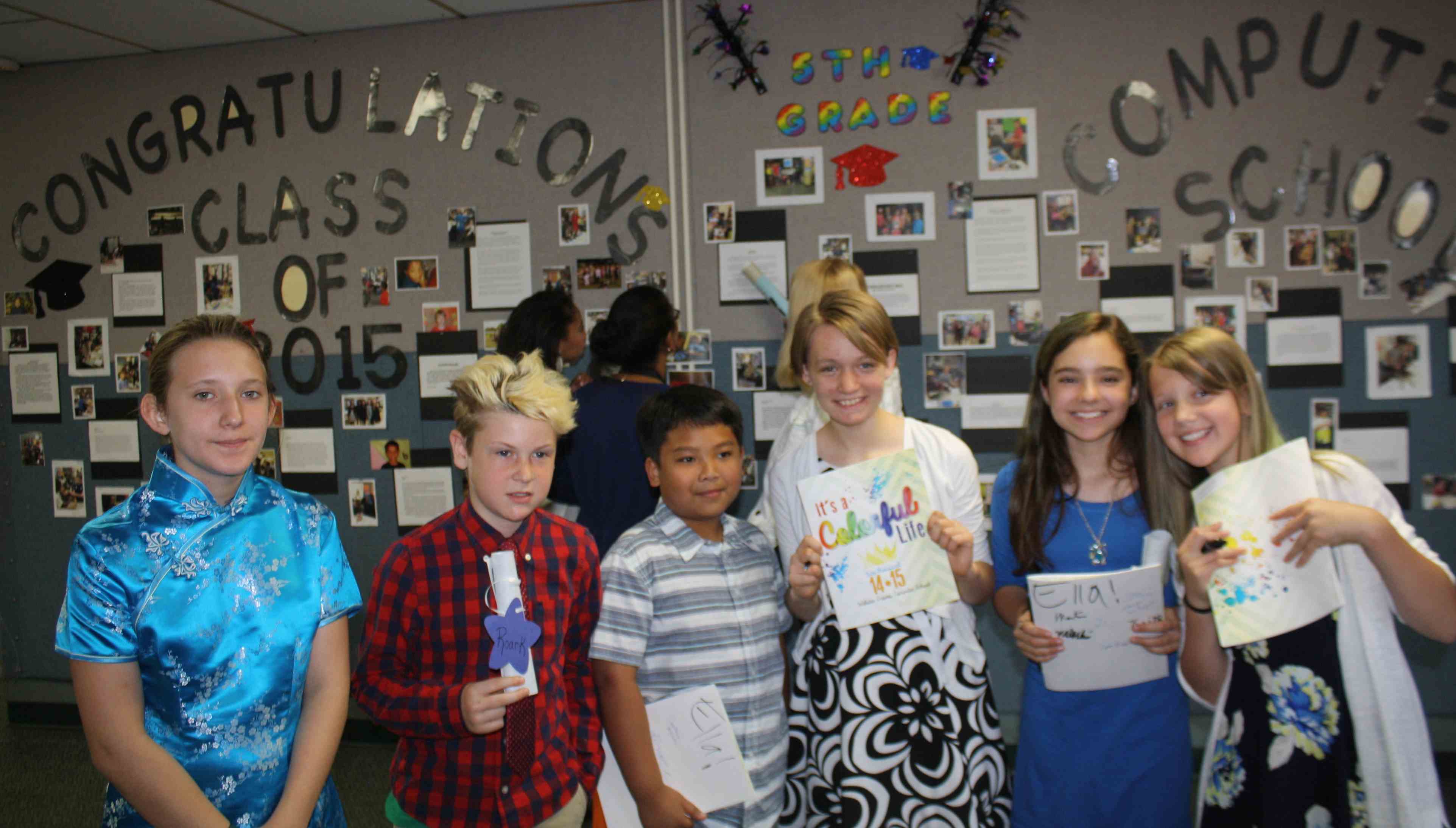 2015-05-20 Cate at Graduation with classmates.jpg